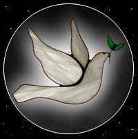 Dove of Peace suncatcher