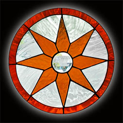 Stained Glass Star Window